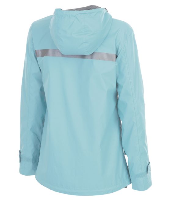 Monogrammed New Englander Rain Jacket in 8 colors