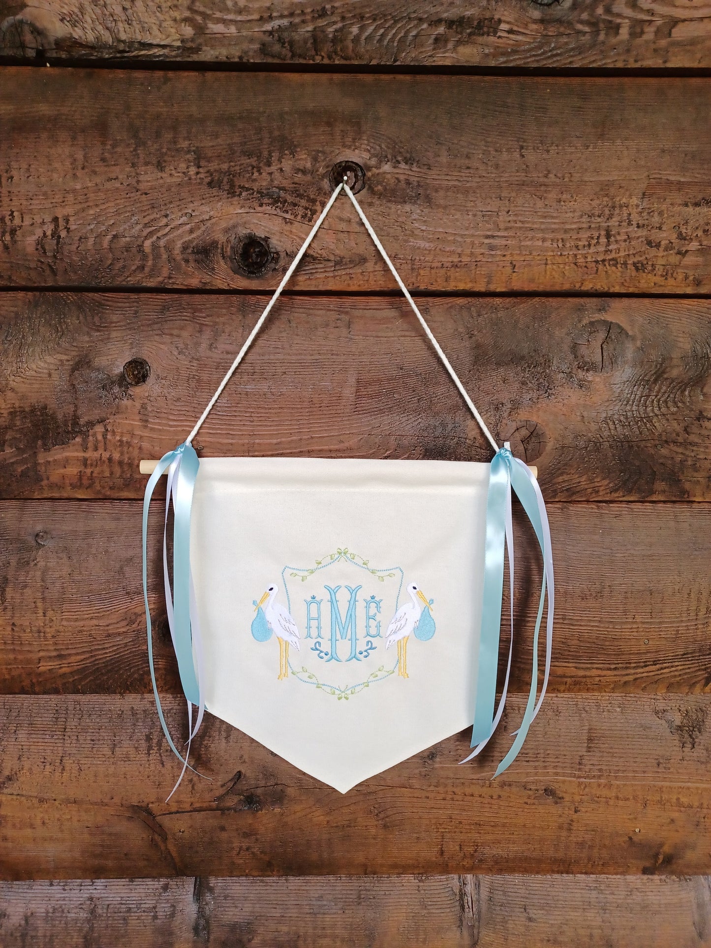 New Baby Banner- Hospital Door Hanger