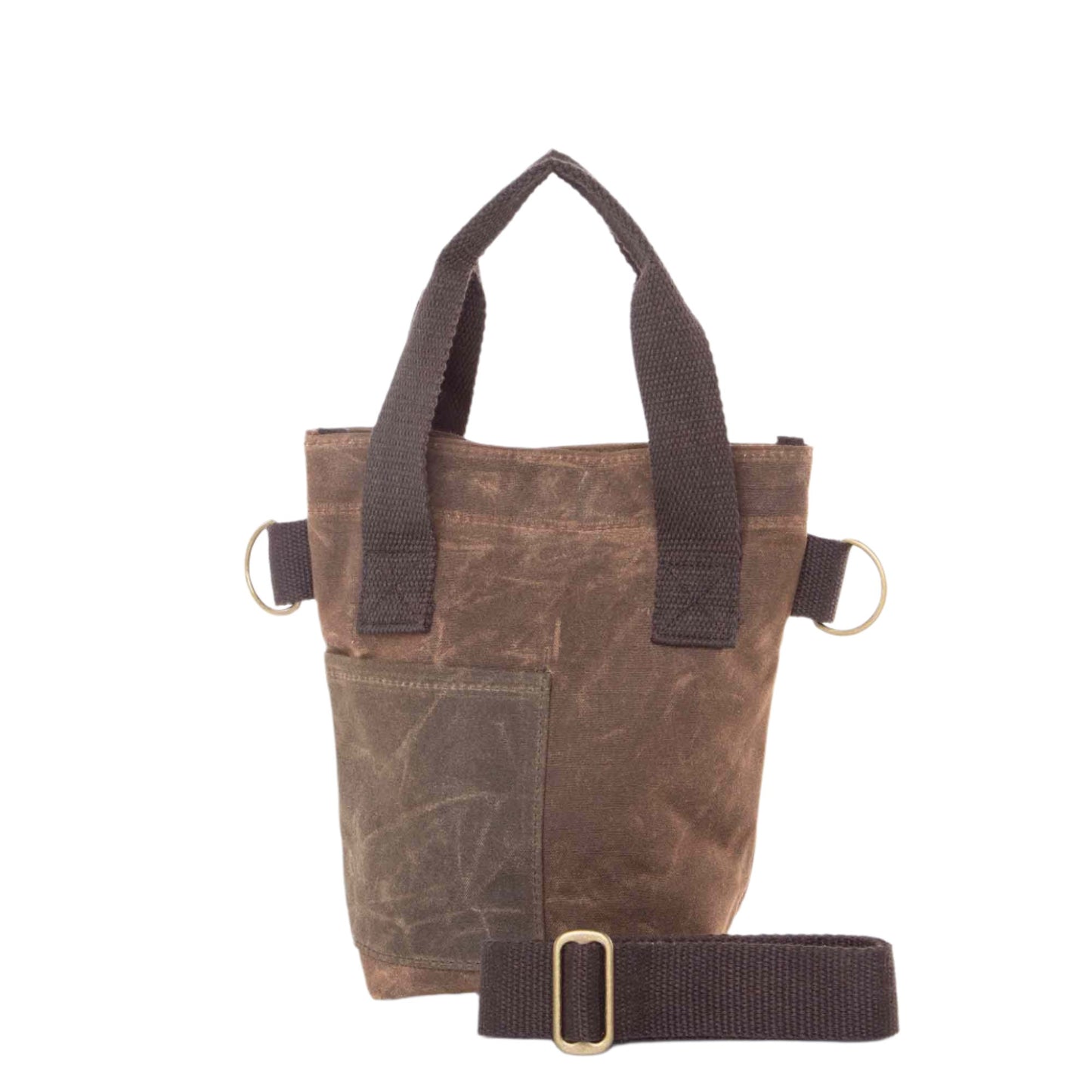 Waxed Canvas Wine Bag