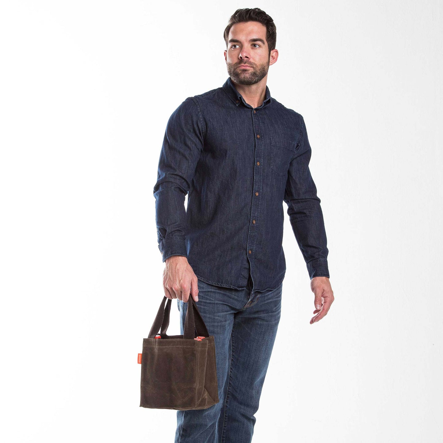 Waxed Canvas Beer Carrier