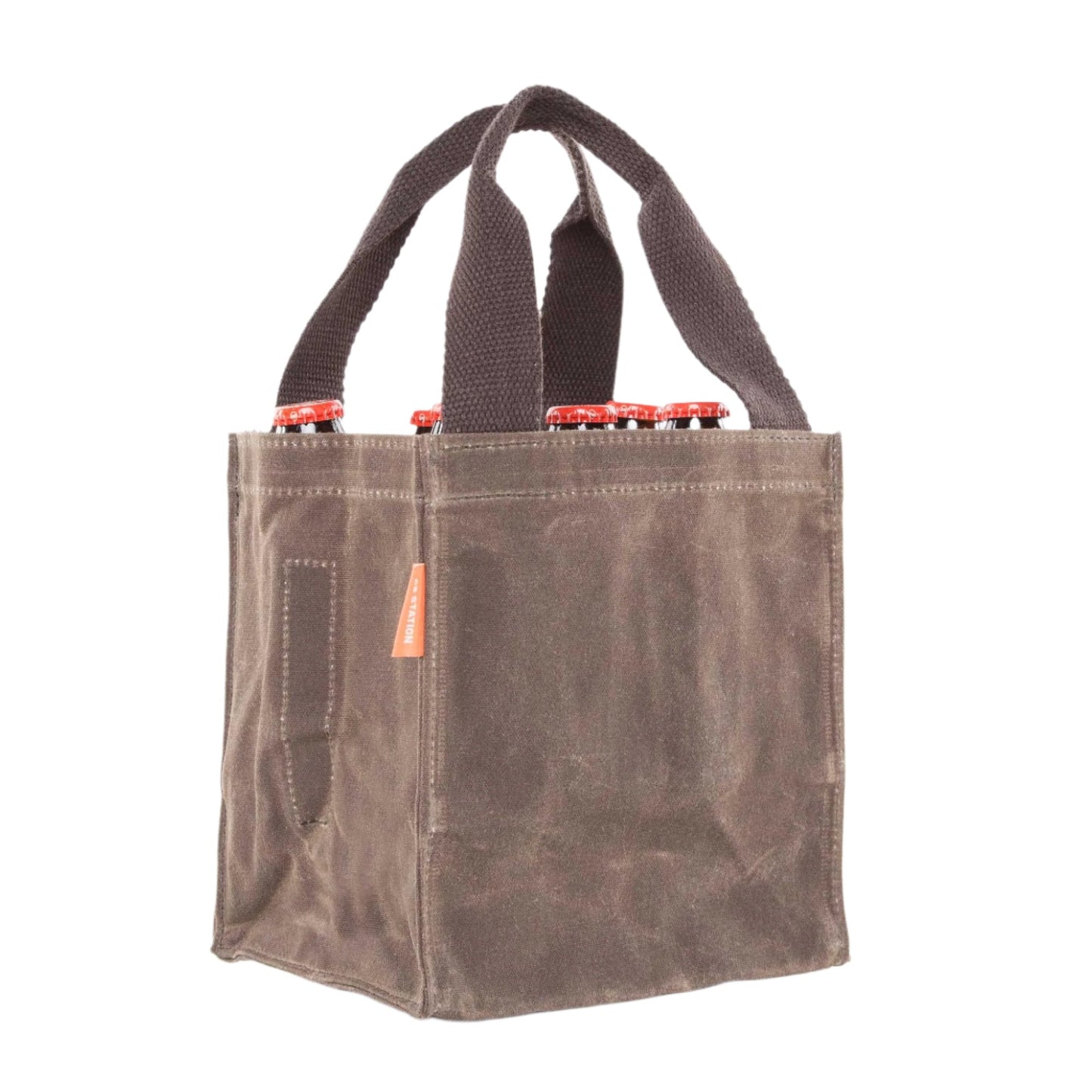 Waxed Canvas Beer Carrier