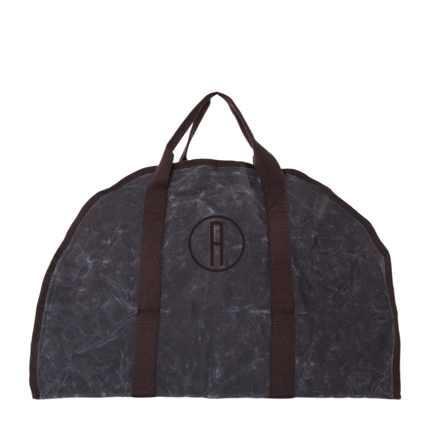 Monogrammed Firewood Bag Carrier