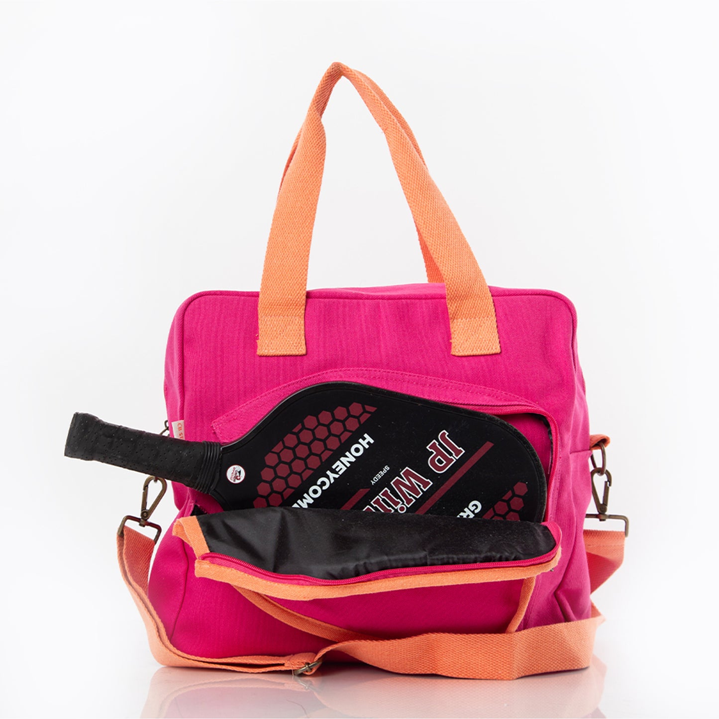 Pink Pickleball Bag with Embroidered Monogram