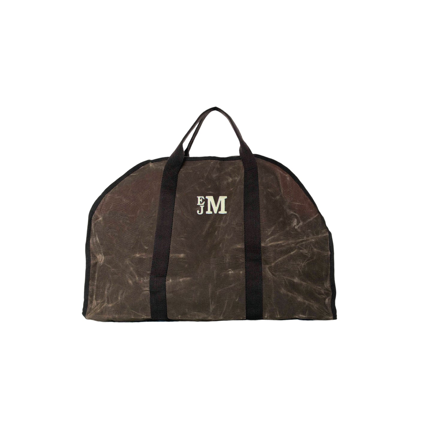 Monogrammed Firewood Bag Carrier