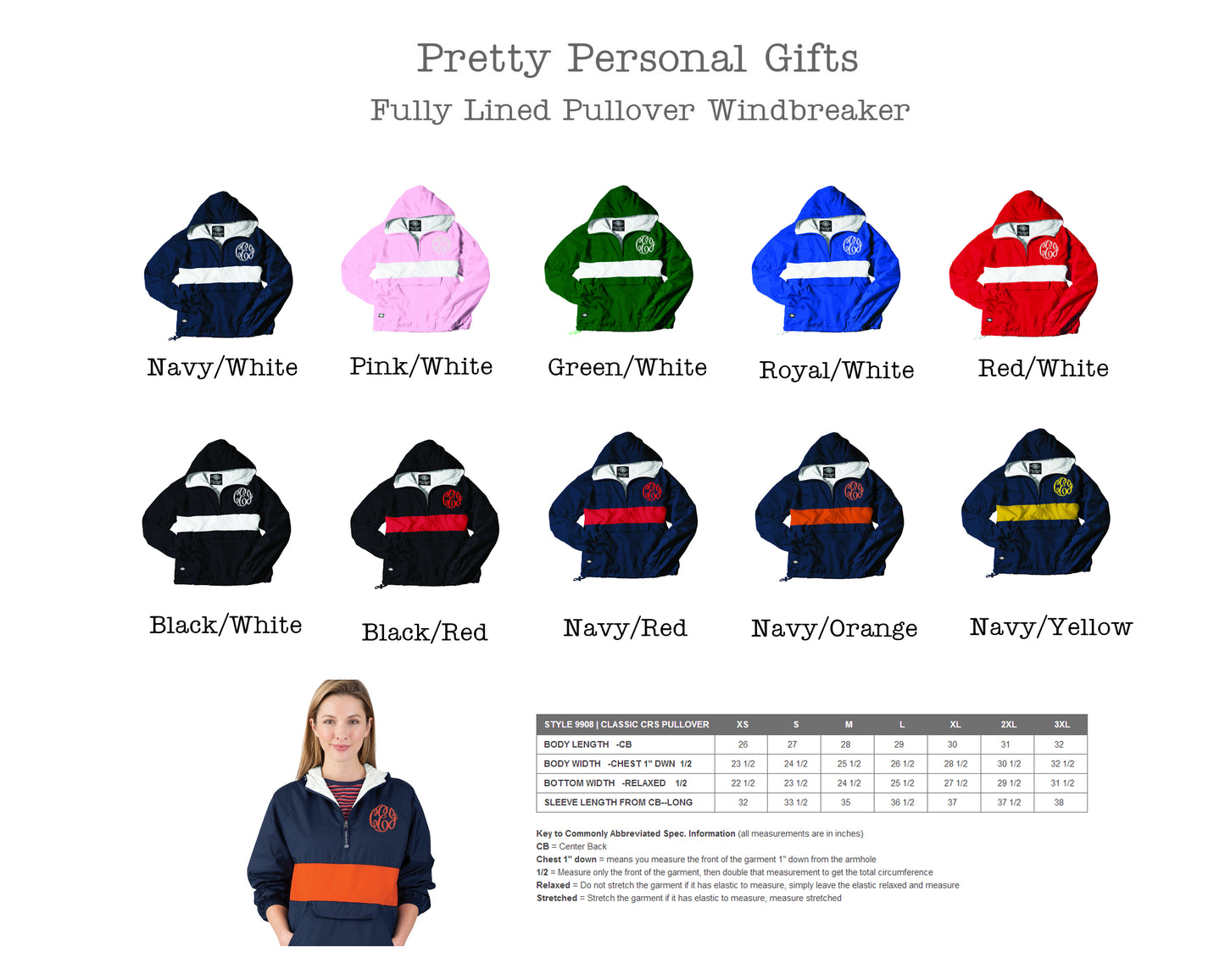 Charles River Apparel Classic Stripe Jacket 12 colors