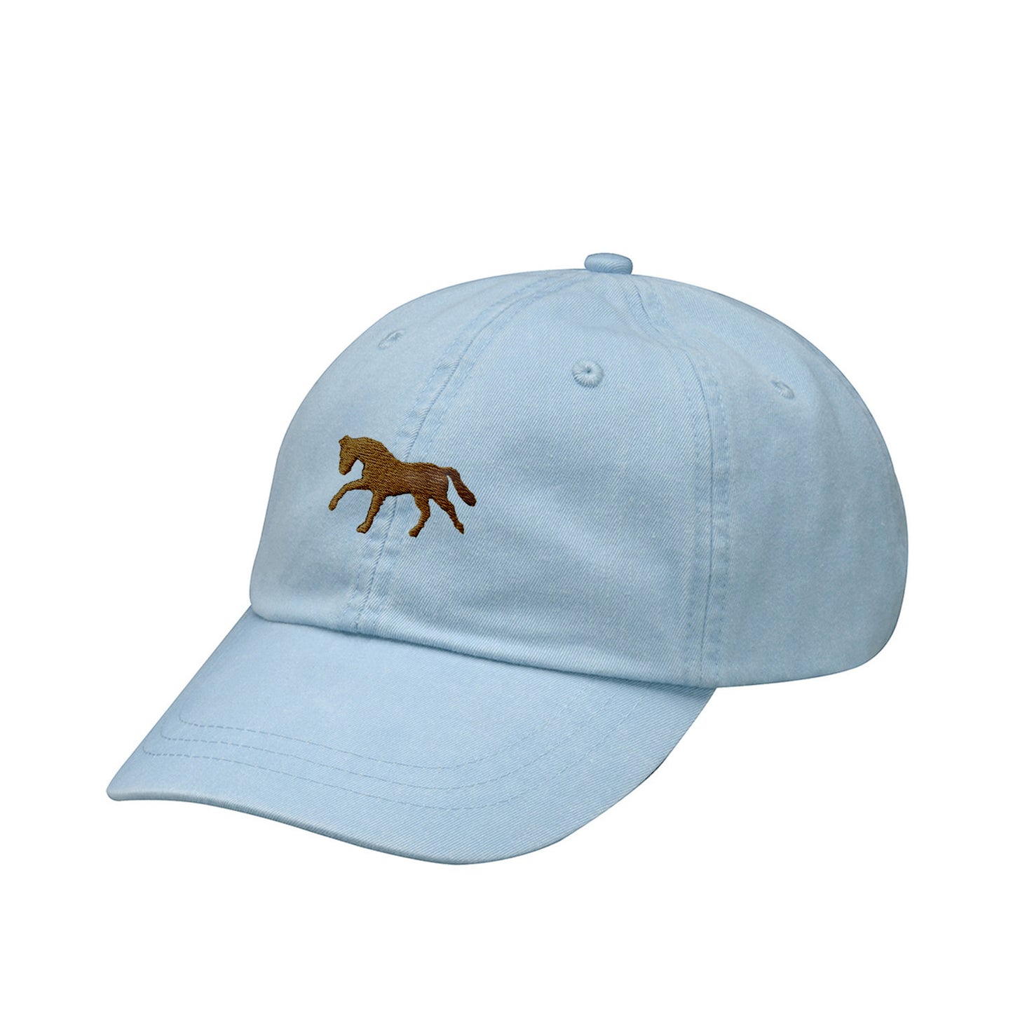 Custom Hat with Embroidered Horse Image