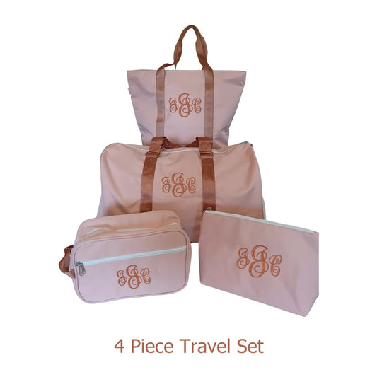 nylon luggage travel bag set personalized