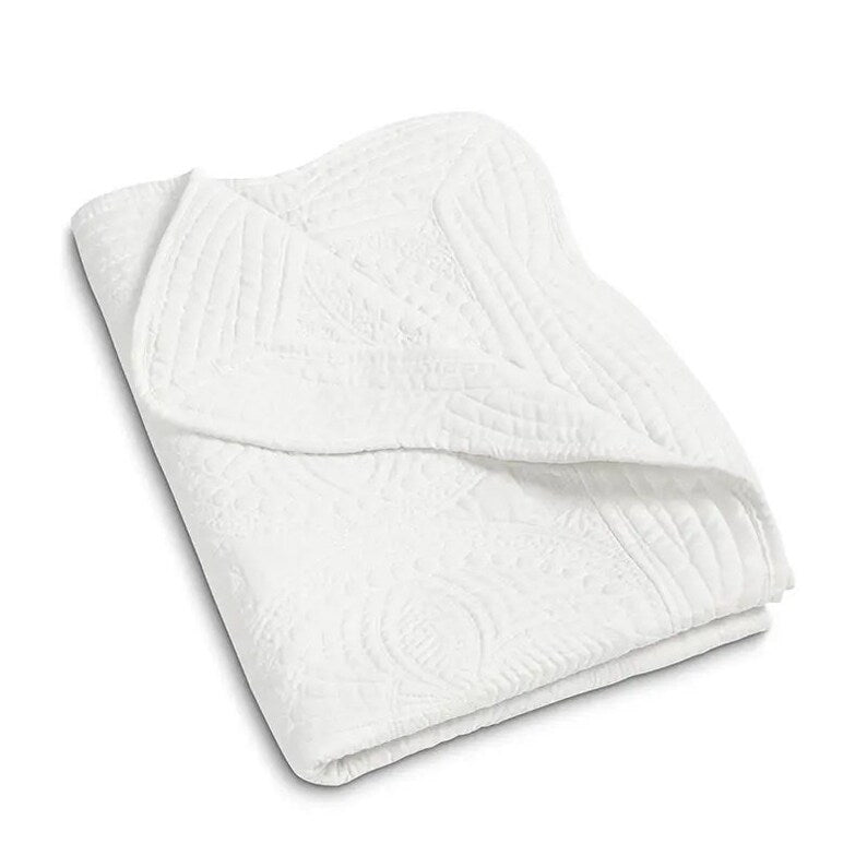 Personalized Baptism Blanket, Heirloom Style Baby Quilt for Christening
