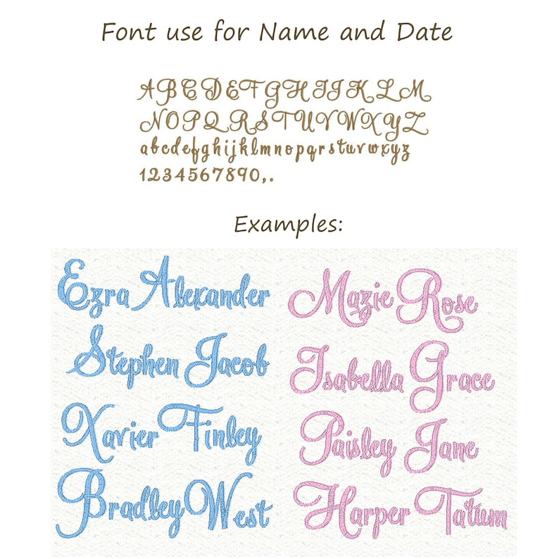 Personalized Baptism Blanket, Heirloom Style Baby Quilt for Christening