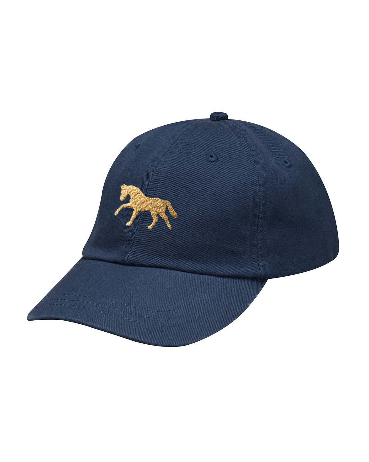 Custom Hat with Embroidered Horse Image