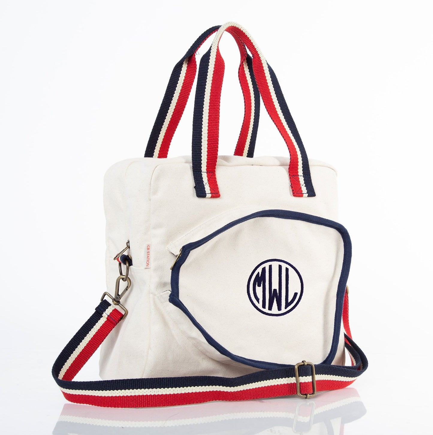 Pickleball Bag with Embroidered Monogram