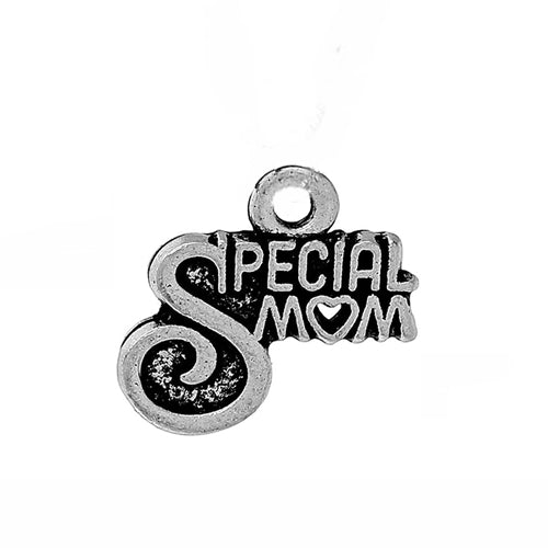 Special Mom Charm  - Sterling Silver