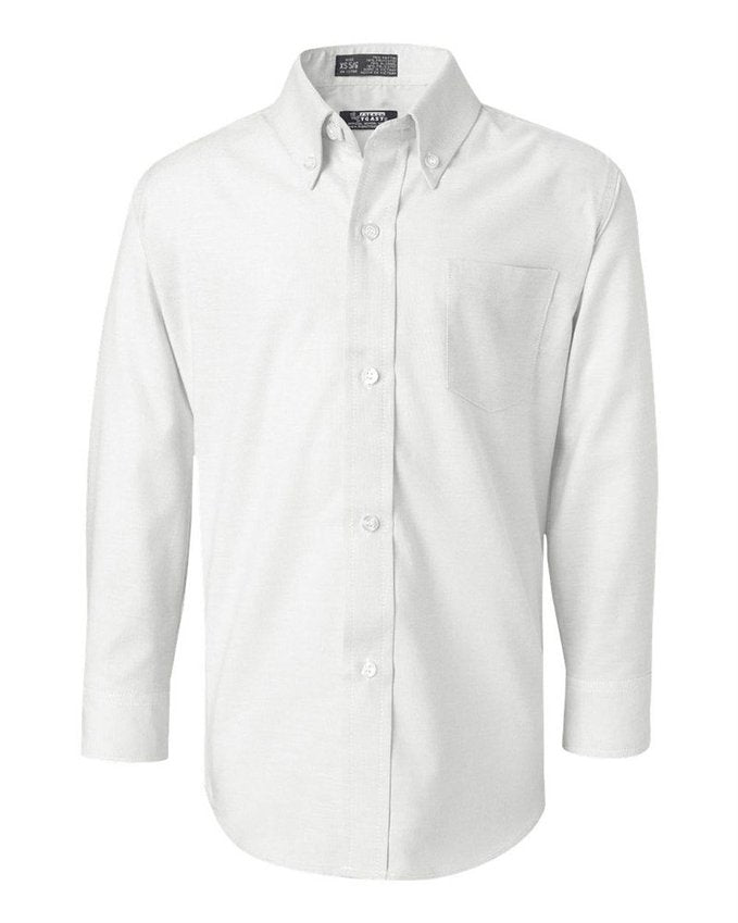 Youth Monogrammed Oxford Dress Shirt