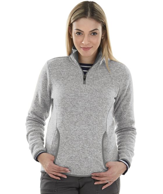 Ladies Quarter Zip Pullover For Nurse, Doctor, Medical Professional