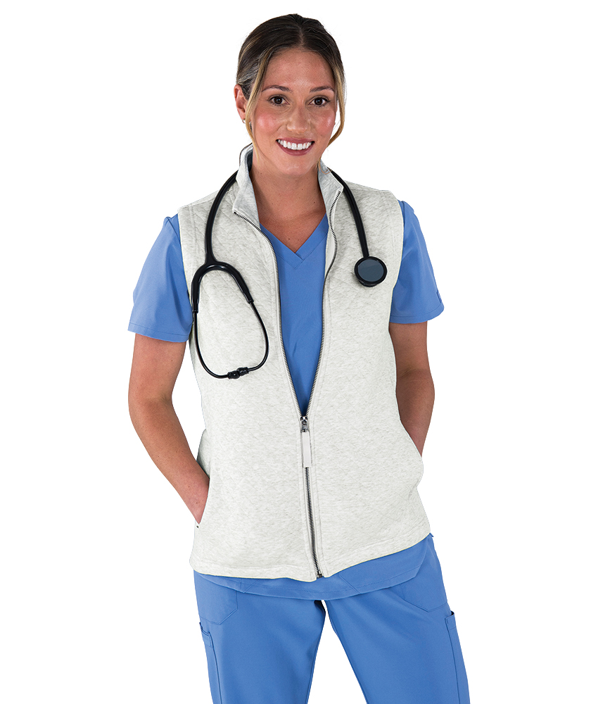 Ladies Quilted Vest for Doctor or Nurse