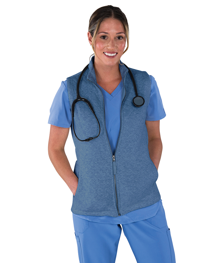 Ladies Quilted Vest for Doctor or Nurse