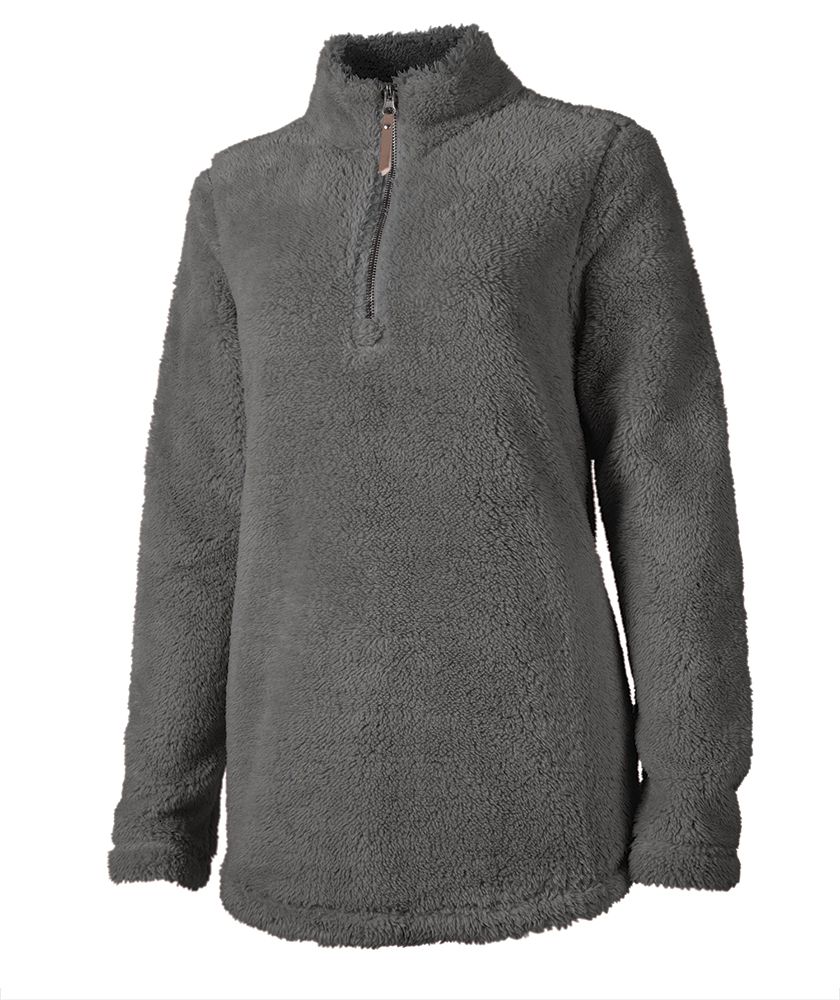 Monogrammed Sherpa Fleece Pull Over