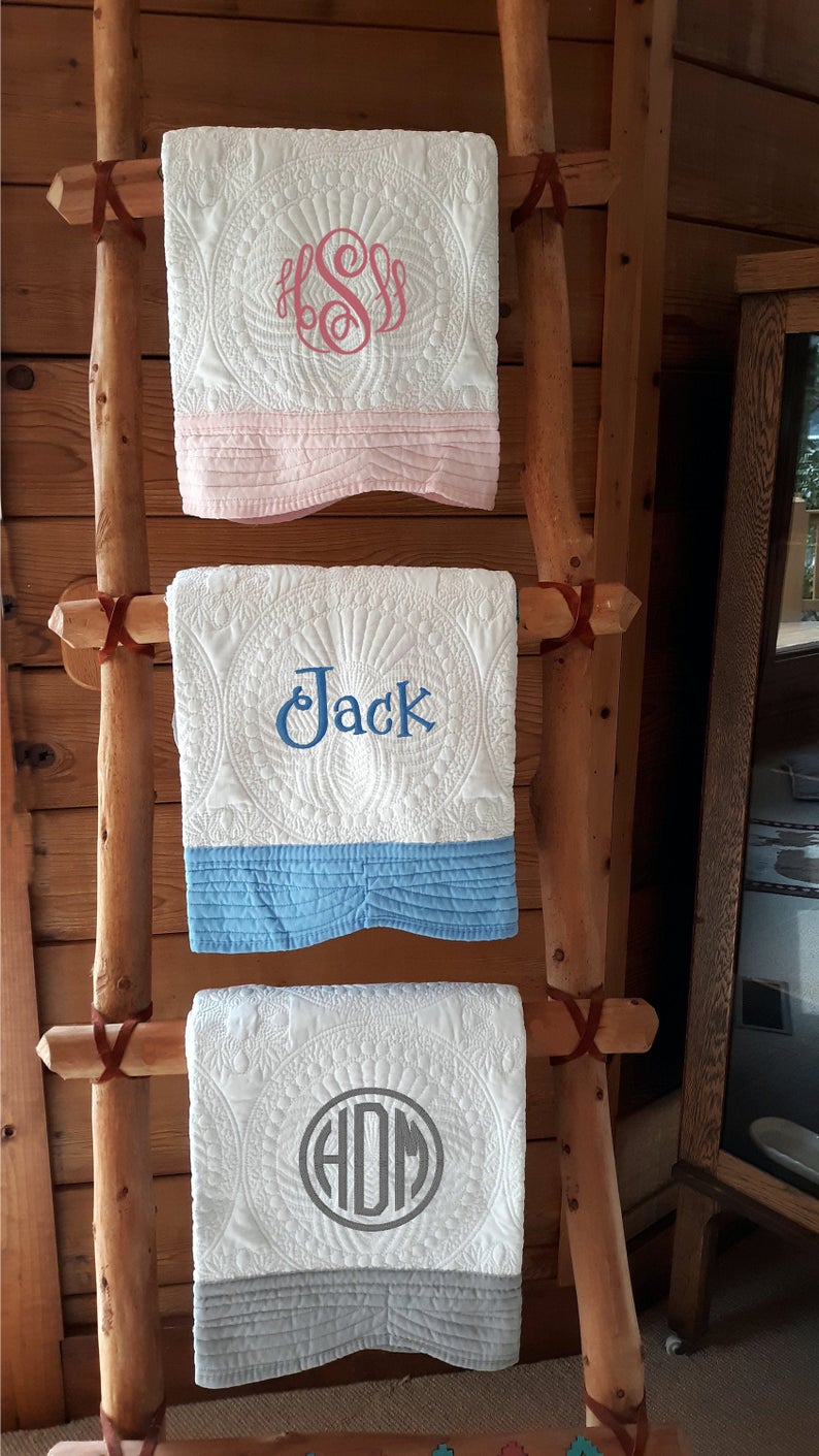 personalized baby quilt