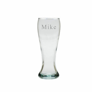 Pilsner Glass Personalized - set of 4