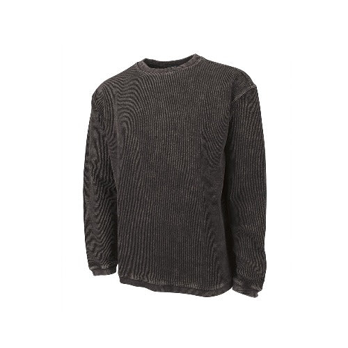 Vintage look corded sweatshirt