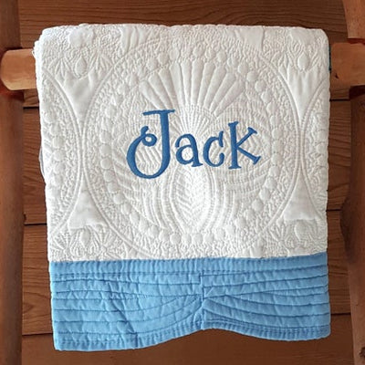 personalized baby blanket