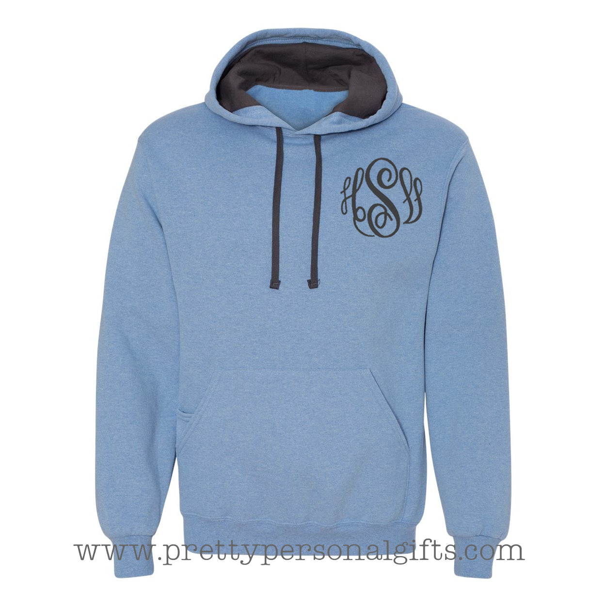 Monogram Hoodie Sweatshirt - 2 tone sweatshirt