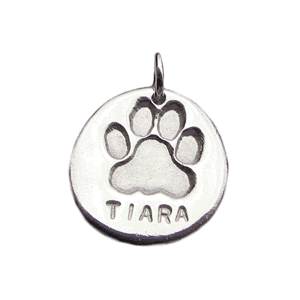 Dog Paw Charm Personalized
