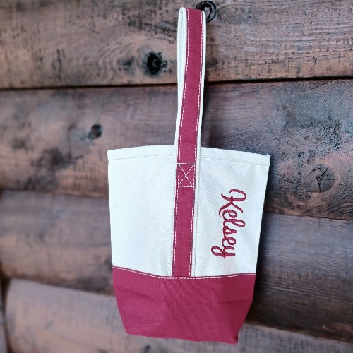 Personalized Wine Tote bag