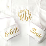 Monogrammed Bridal Party Shirts