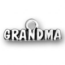silver grandma charm