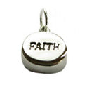 Faith Charm - Sterling Silver