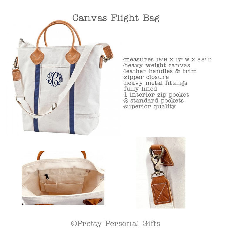 Flight Bag with monogram