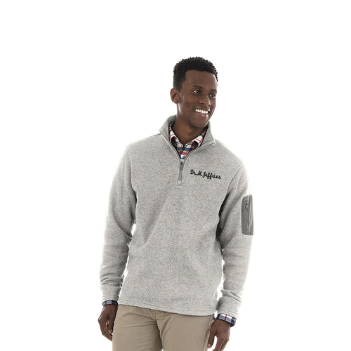 Men's Charles River Apparel Heathered Fleece Pullover