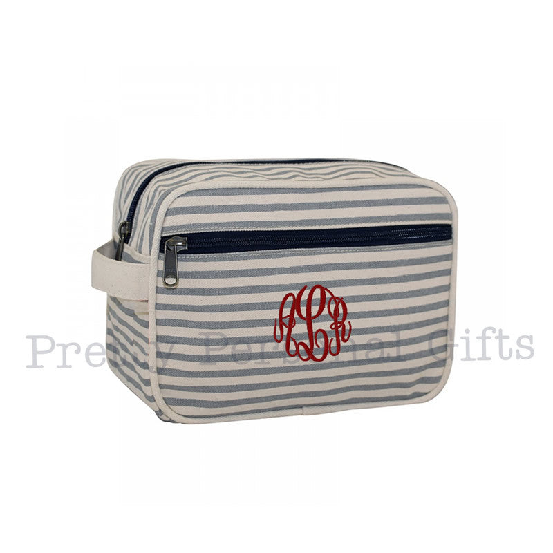 Monogrammed Toiletry Kit - Toiletry Bag - 2 colors