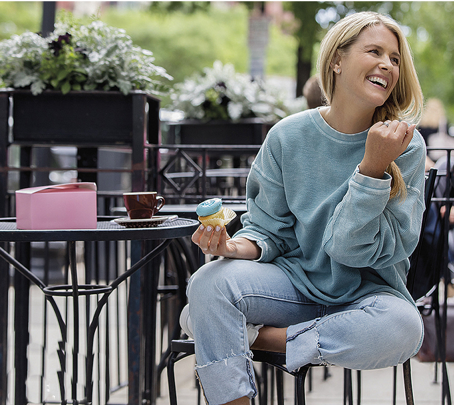 Charles River Apparel Camden Corded Crew Sweatshirt