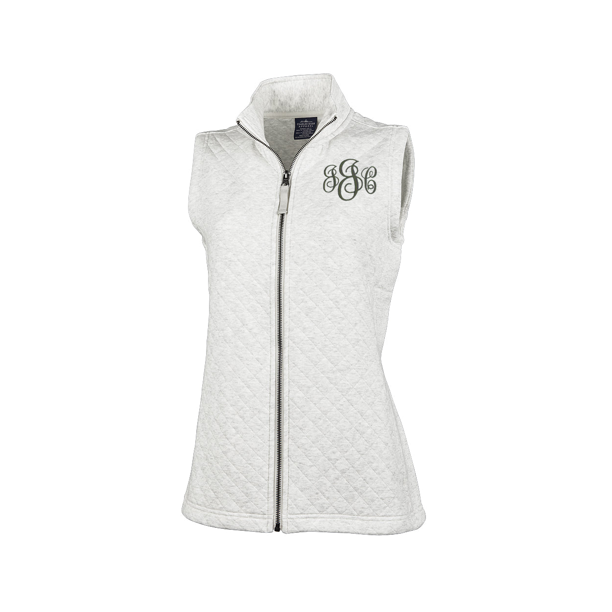 Monogrammed Quilted Vest