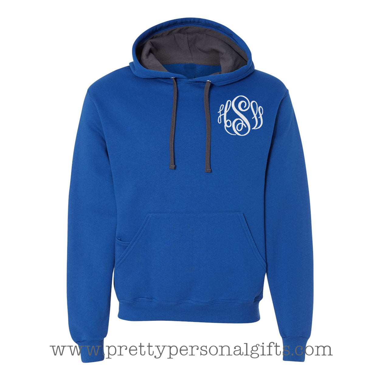 Monogram Hoodie Sweatshirt - 2 tone sweatshirt