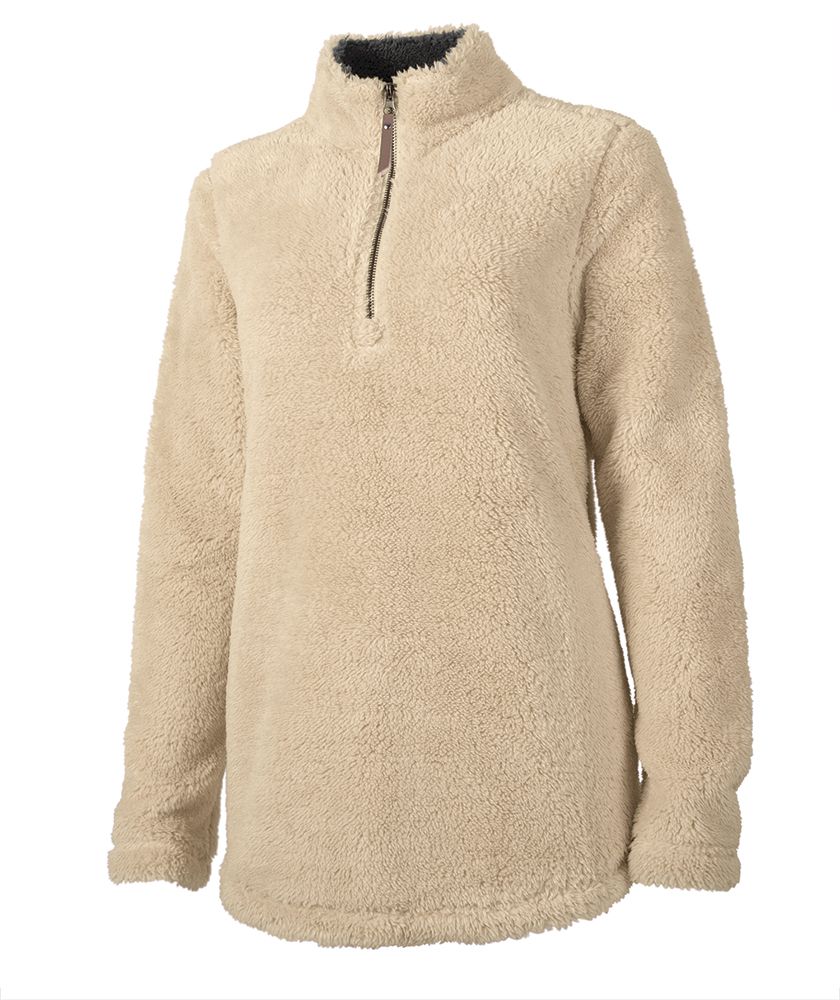 Monogrammed Sherpa Fleece Pull Over