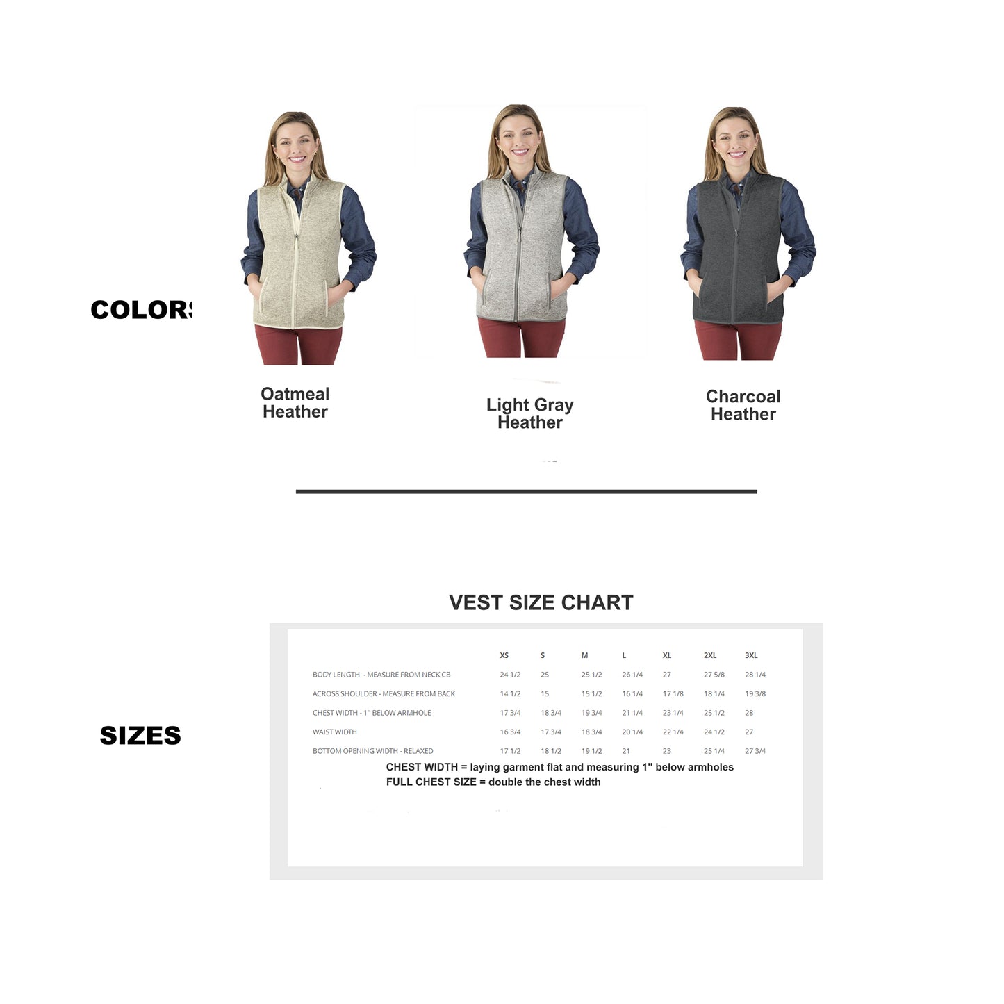 Ladies Knit Sweater Vest with Monogram