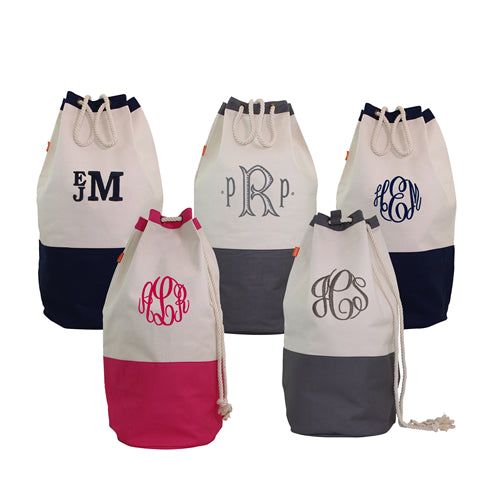 The Perfect Graduation Gift : Personalized Canvas Laundry Bag