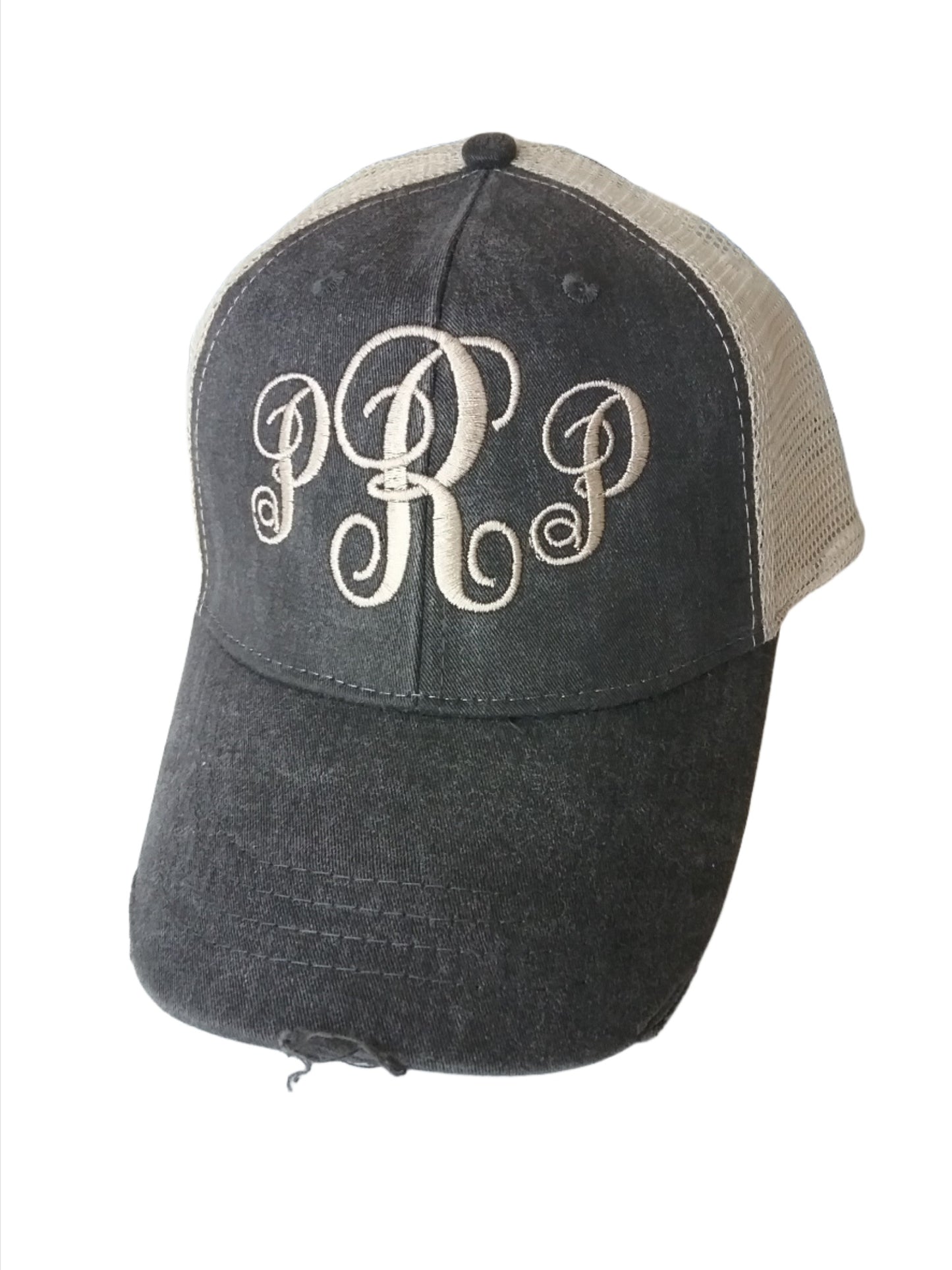 Trucker Hat with monogram for Girl's Weekend Getaway