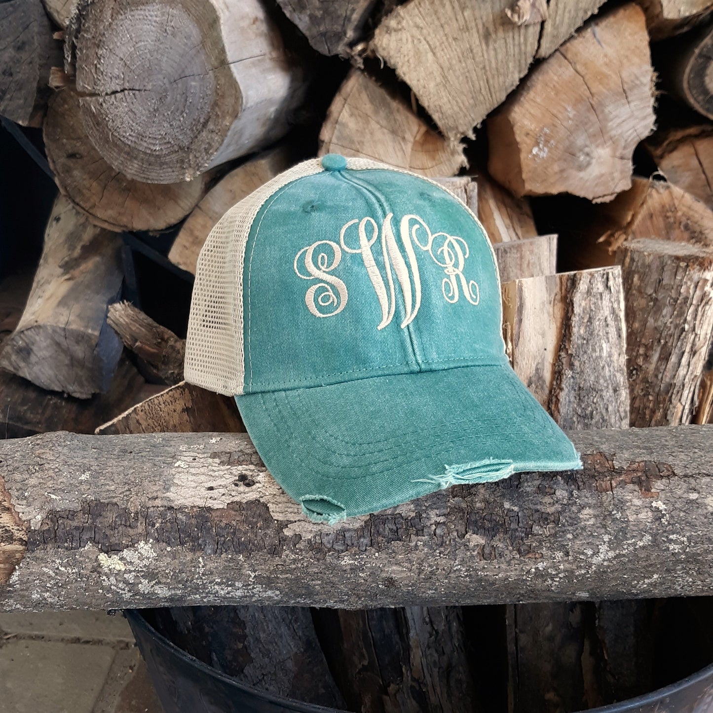 Trucker Hat with monogram for Girl's Weekend Getaway