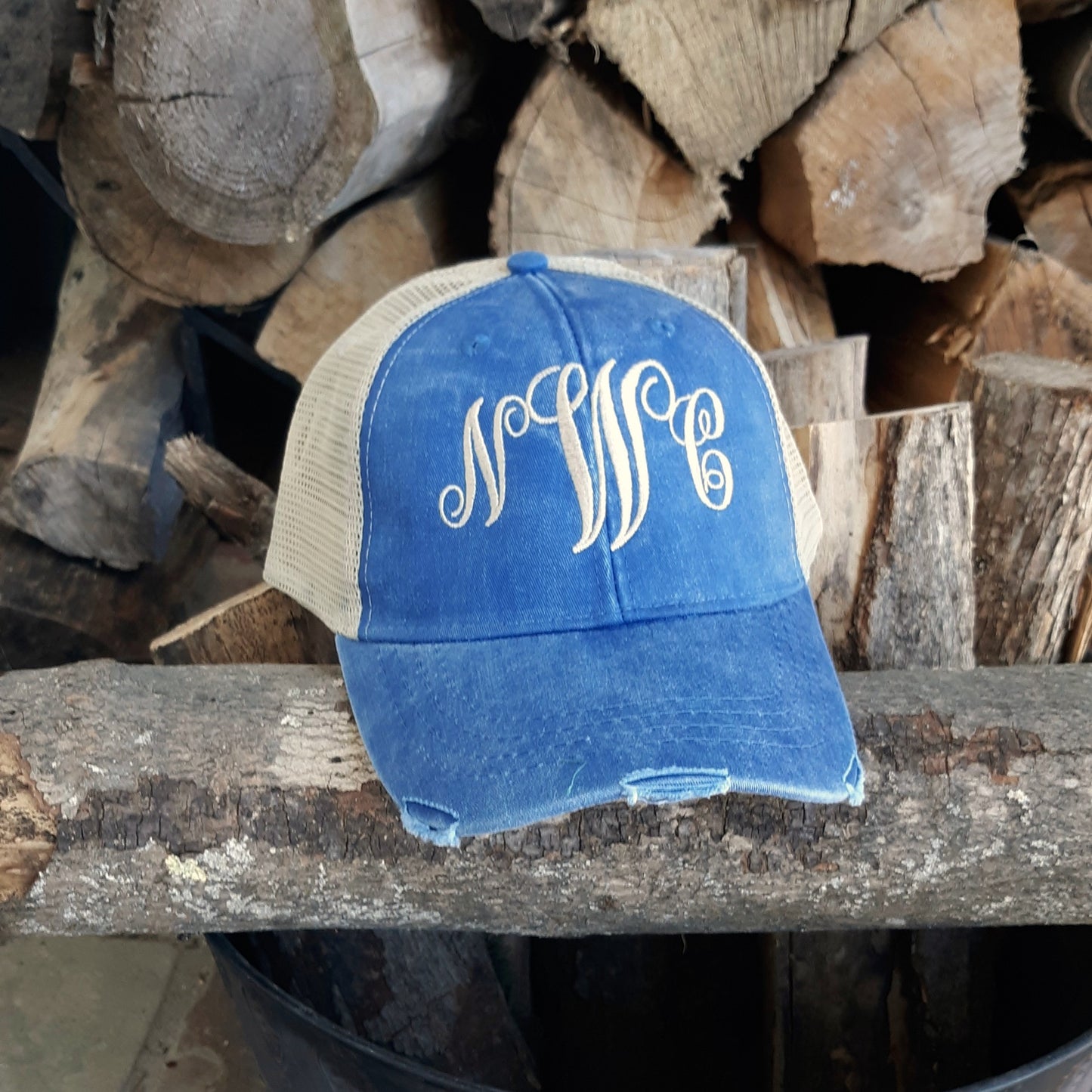 Trucker Hat with monogram for Girl's Weekend Getaway
