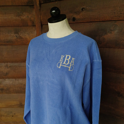Corded Sweatshirt With Horse Bit Monogram