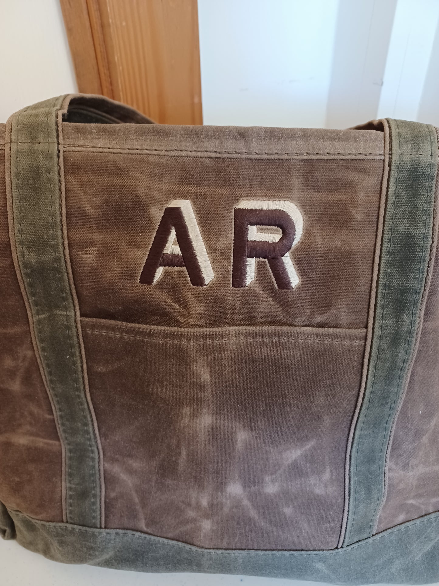 Waxed Canvas Tote Bag