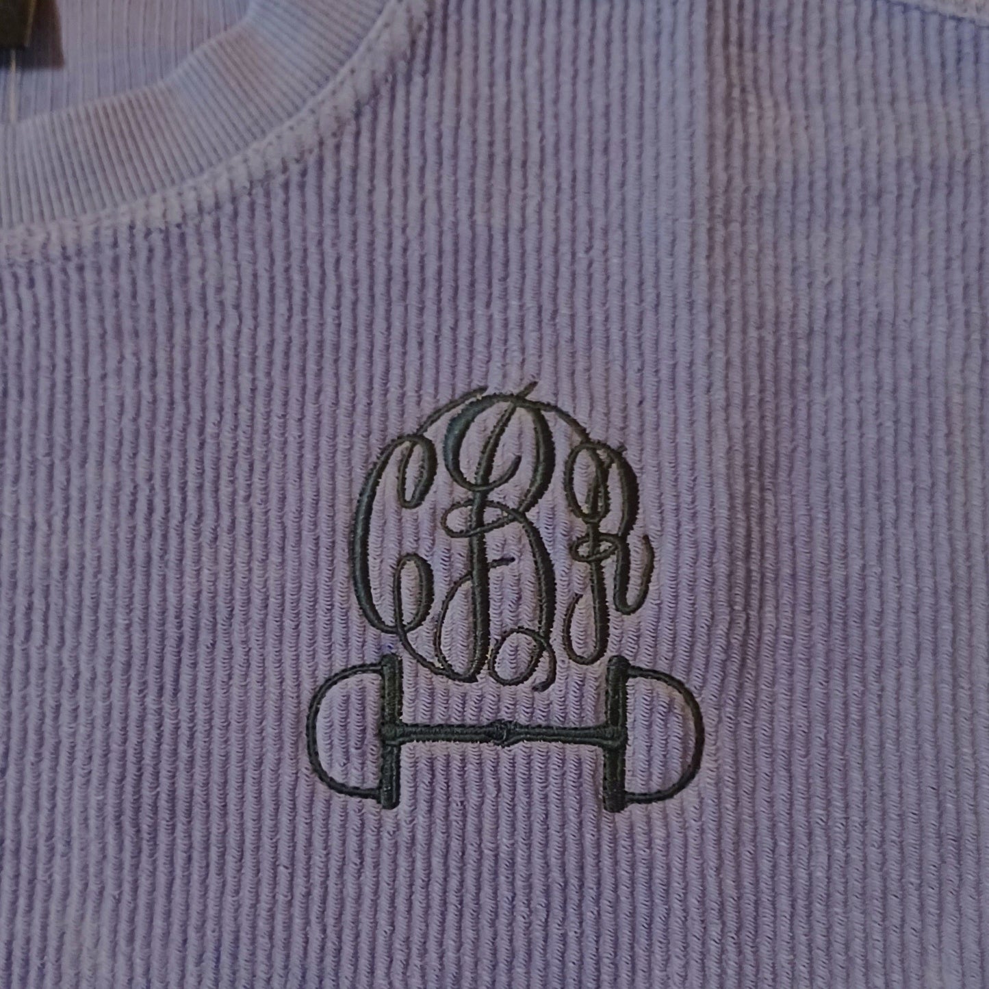 horse bit monogram sweatshirt