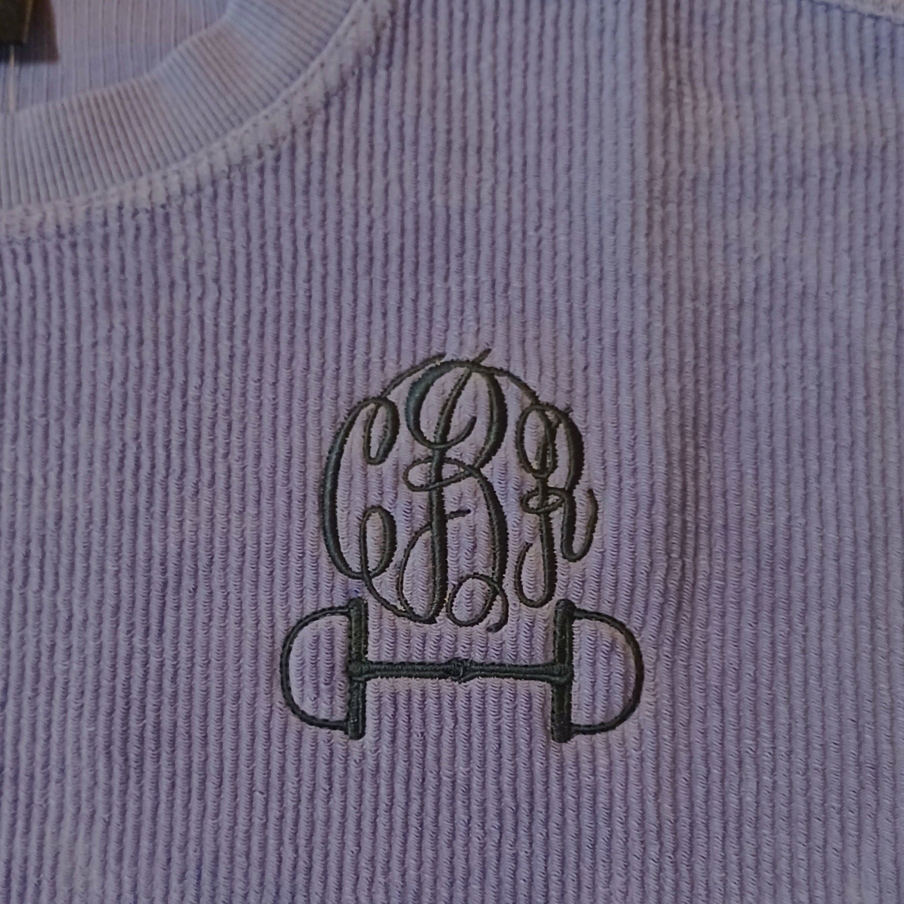 horse bit monogram sweatshirt