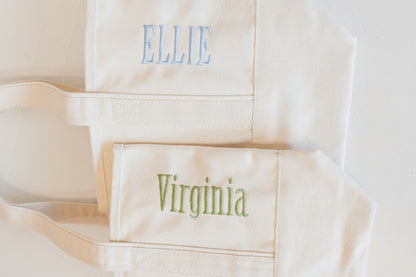 Personalized Wine Tote Bag - 2 Bottle