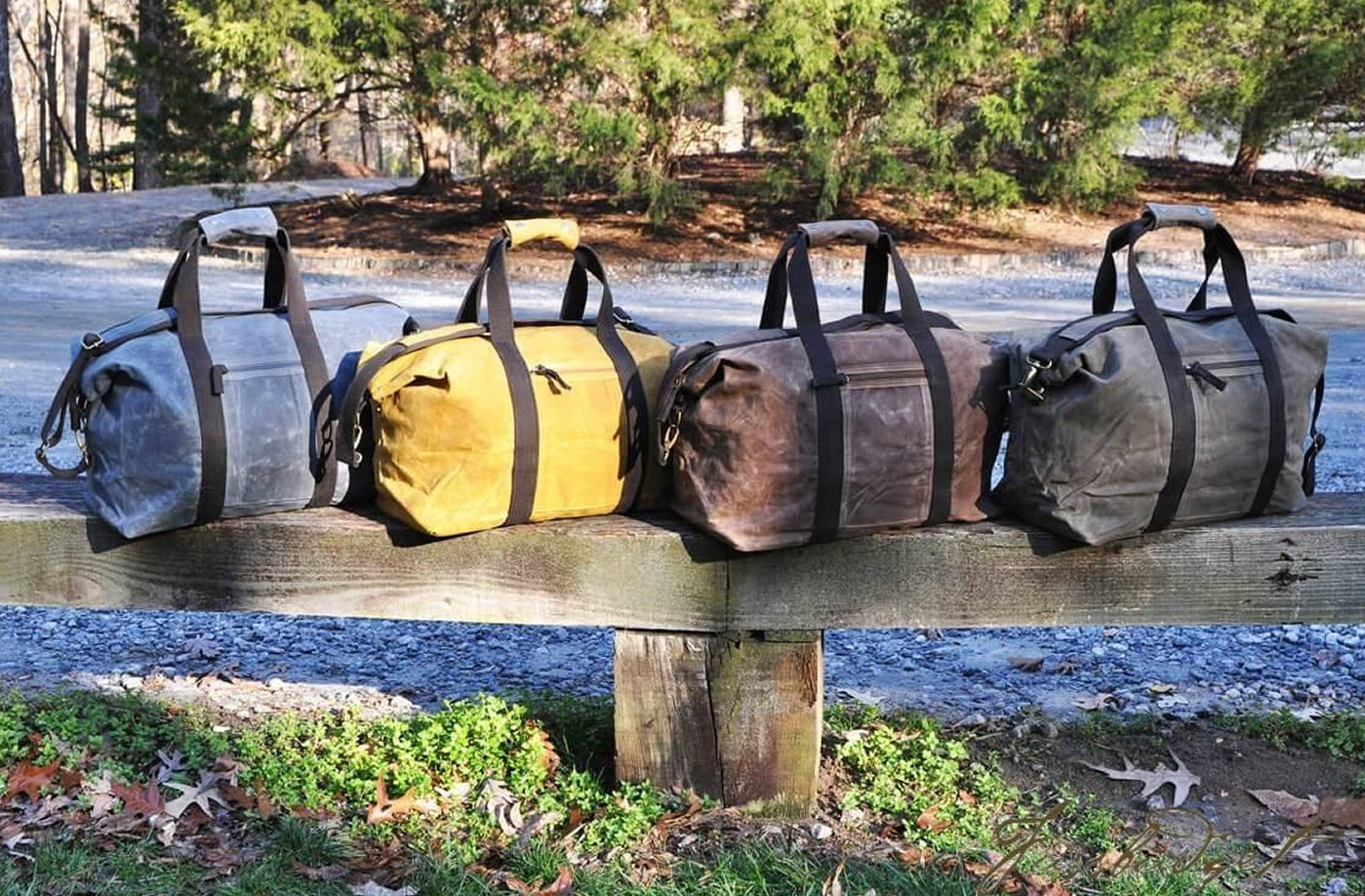 Waxed Canvas Voyager Travel Bag