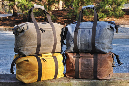 Waxed Canvas Voyager Travel Bag